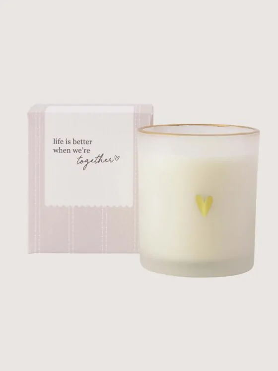 Zusss geurkaars glas in doosje - Life is better when we’re together Zusss geurkaars glas in doosje - Life is better when we’re together