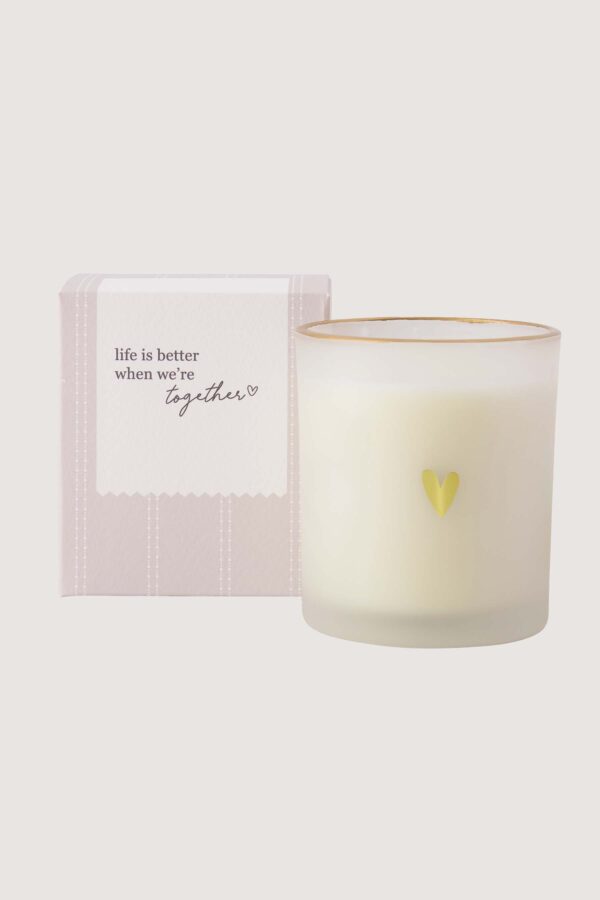 Zusss geurkaars glas in doosje - Life is better when we’re together