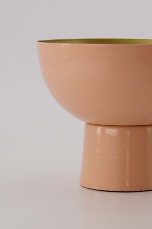 Zusss schaal op voet – Metaal in roze/goud Zusss schaal op voet – Metaal in roze/goud