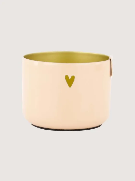 Zusss waxinelichthouder hartje van metaal