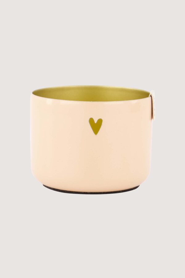 Zusss waxinelichthouder hartje van metaal