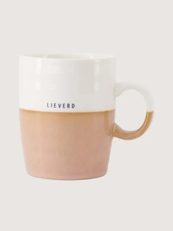 Zusss theemok / chocomok Lieverd - Wit/Roze
