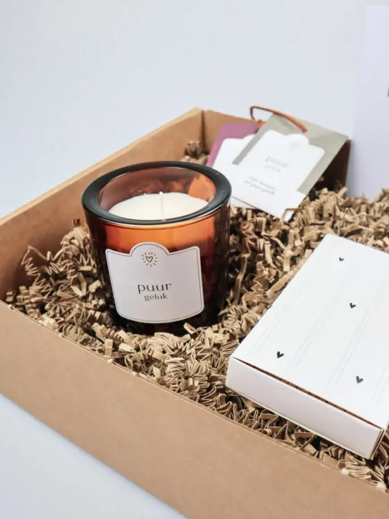 Nieuw huis cadeaupakket – Zusss geurkaars, geurzakjes & lucifers