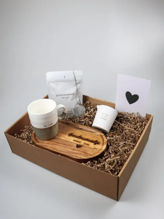 Geniet momentje cadeaupakket – Ontspannen met thee & Me Time