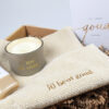 Cadeaupakket Jij Bent Goud Waard – Handcrème, kaars & gastendoekje