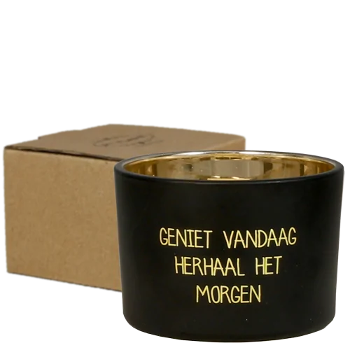 sojakaars geniet vandaag herhaal het morgen