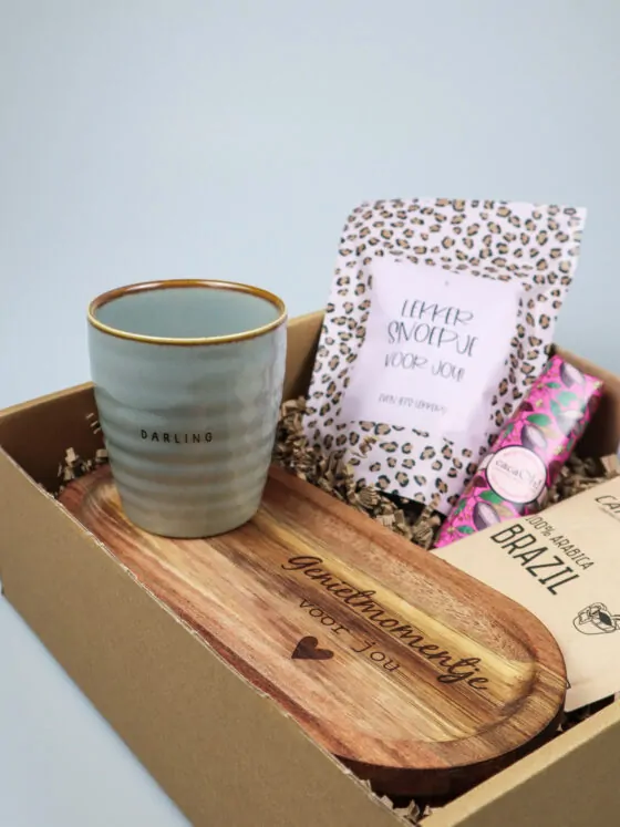 Cadeaupakket Happy Birthday met Zusss koffie moment