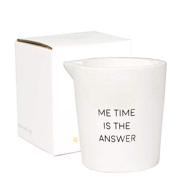 Massagekaars Me time is the answer - Lavender Fields