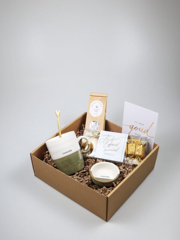 Cadeaupakket jij bent goud waard met Zusss thee mok