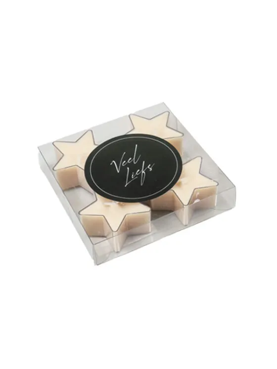 Rustik Lys waxinelicht Ster - Créme (Vanilla)