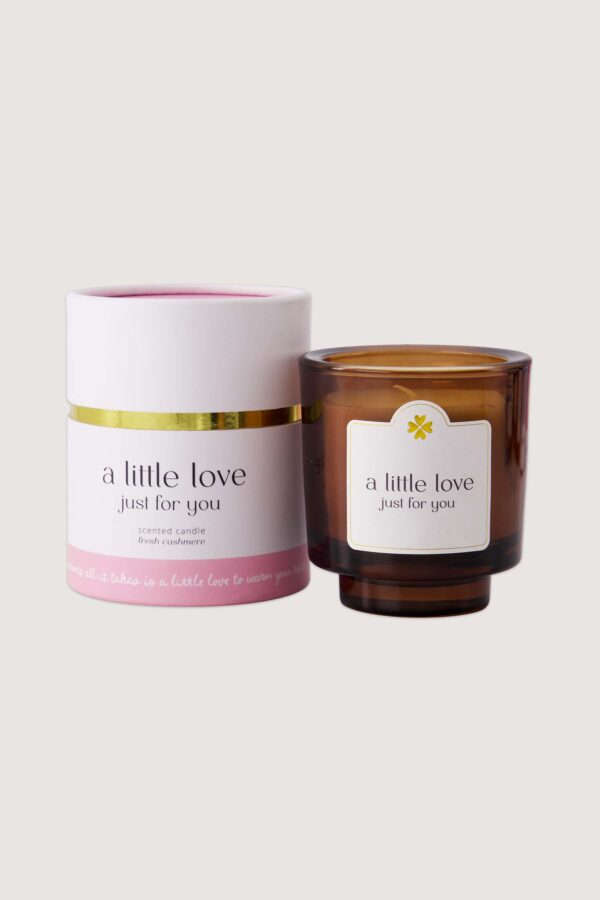 Zusss geurkaars glas in koker - A little love just for you Zusss geurkaars glas in koker - A little love just for you