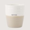 Zusss koffiemok Coffee - Wit/Zand