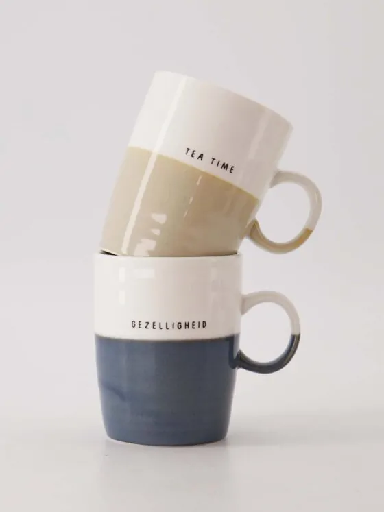 Zusss theemok Tea time - Wit/Zand