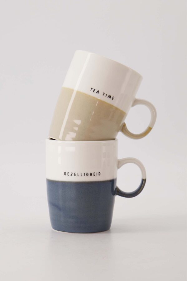 Zusss theemok Tea time - Wit/Zand0703-0067-7011 Zusss theemok Tea time - Wit/Zand