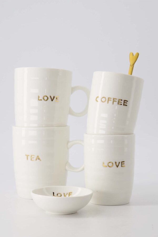 Zusss theemok Tea - Wit/Goud Zusss theemok Tea - Wit/Goud