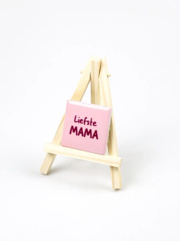 Magneet tegeltje - Liefste mama (Excl. houten ezel)