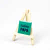 Magneet tegeltje - Liefste papa (Excl. houten ezel)