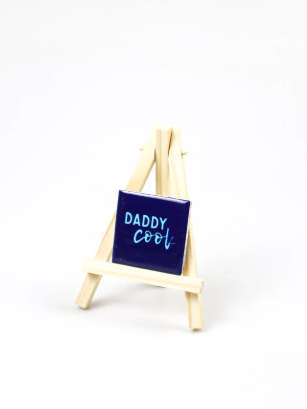 Magneet tegeltje - Daddy cool (Excl. houten ezel)