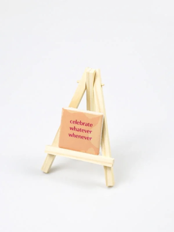 Magneet tegeltje - Celebrate (Excl. houten ezel)