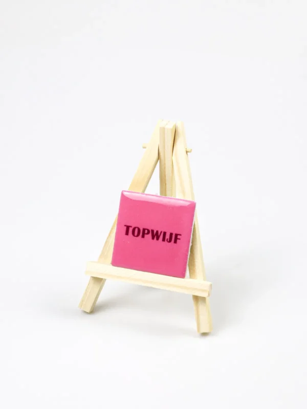 Magneet tegeltje - Topwijf (Excl. houten ezel)