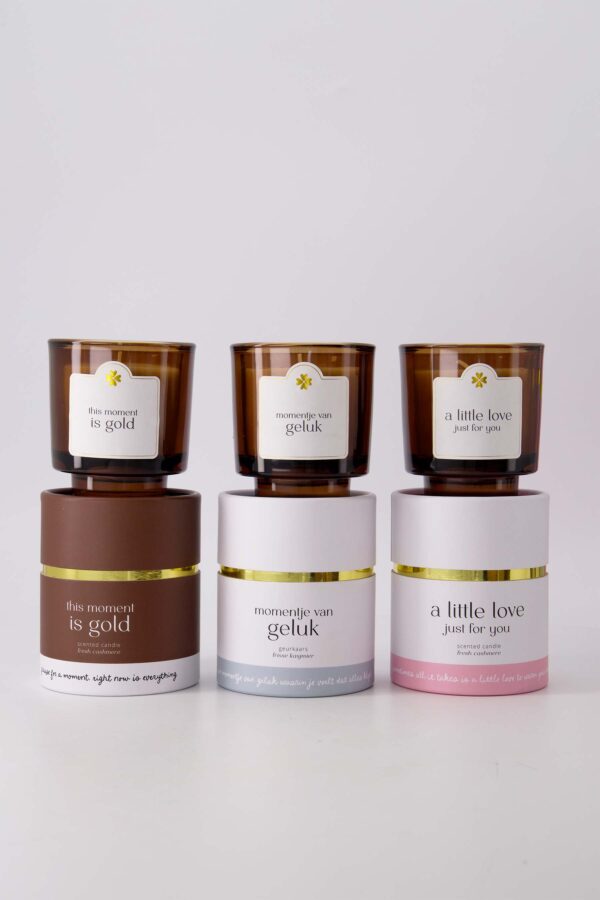 Zusss geurkaars glas in koker - A little love just for you Zusss geurkaars glas in koker - A little love just for you