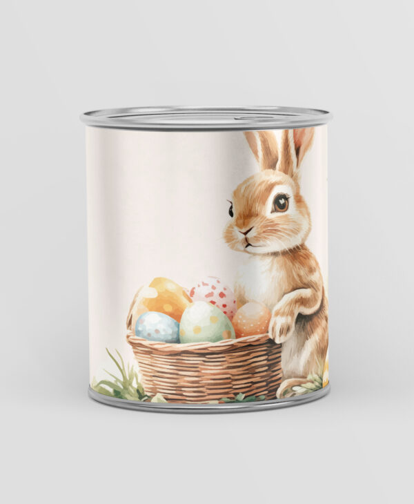 Blikje snoep – Vrolijk Pasen met haas