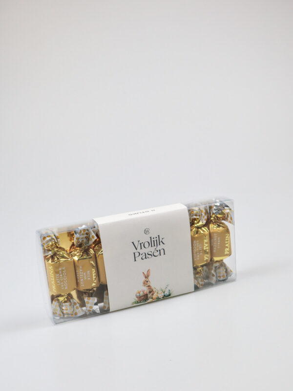 Chocolaatjes in een blister – Vrolijk Pasen Chocolaatjes in een blister – Vrolijk Pasen