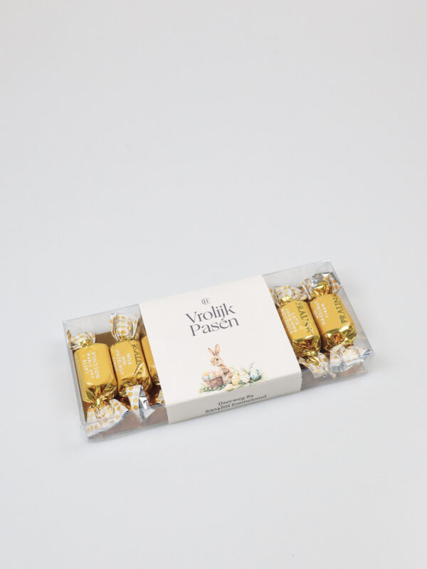 Chocolaatjes in een blister – Vrolijk Pasen Chocolaatjes in een blister – Vrolijk Pasen