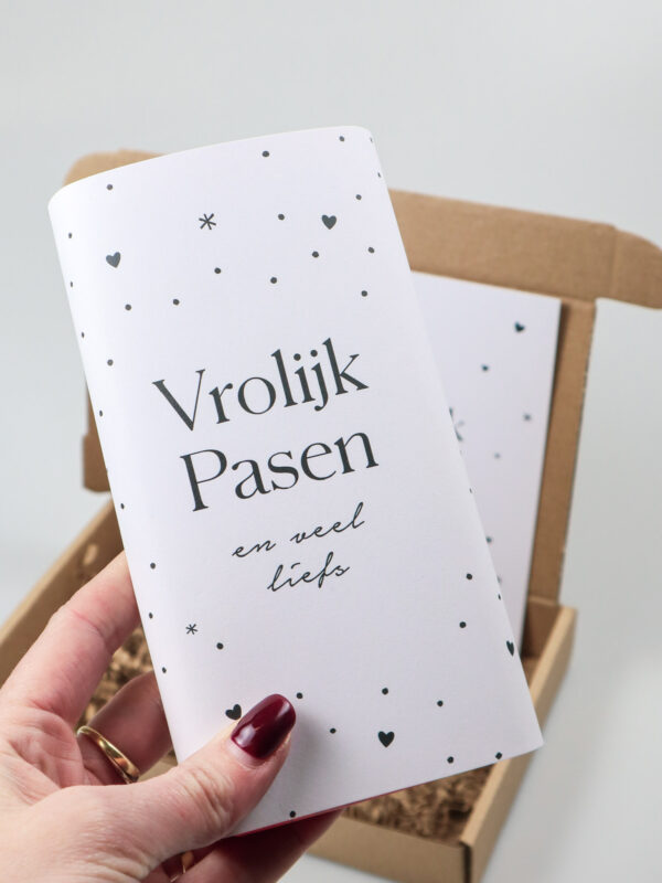 Brievenbuscadeau Pasen met Tony's Chocolonely Brievenbuscadeau Pasen met Tony's Chocolonely