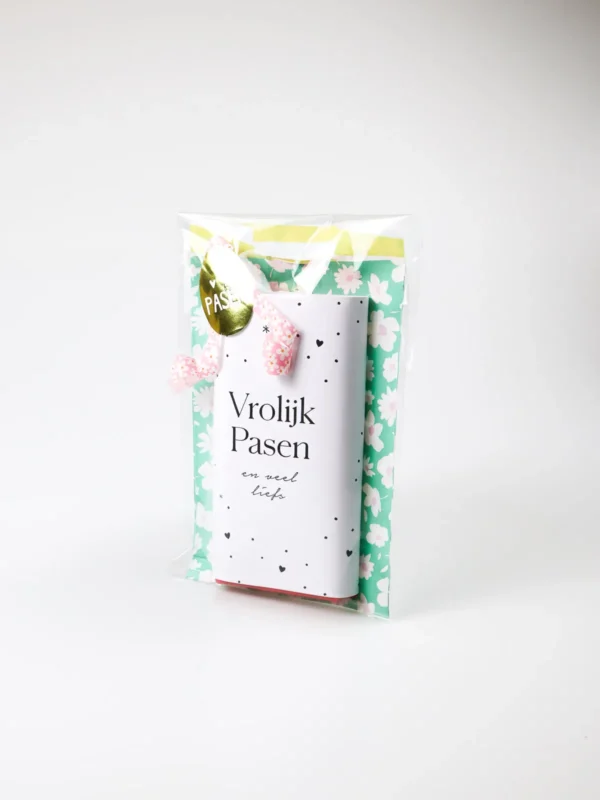 Tony Chocolonely chocoladereep cadeautje - Vrolijk Pasen en veel liefs