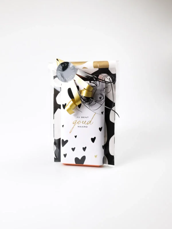 Tony Chocolonely chocoladereep cadeautje - Jij bent goud waard