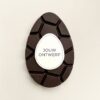 Chocolade paasei puur eigen logo - luxe geschenkdoos