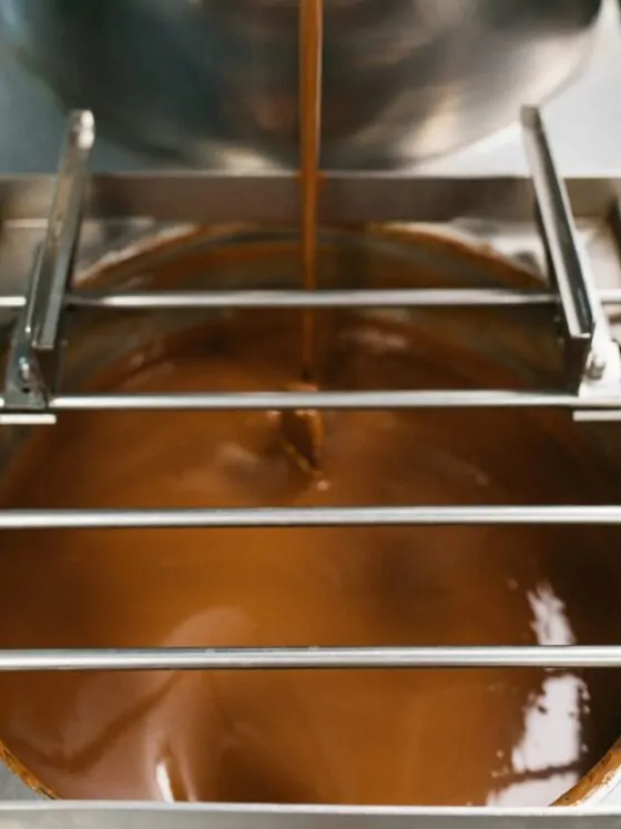 Chocolade paaseitjes met fruit en noten in luxe geschenkdoos | eigen logo