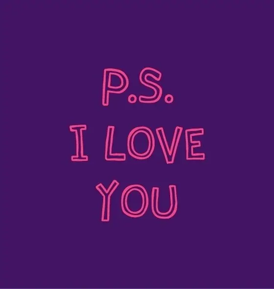 Magneettegeltje - P.s. I love you