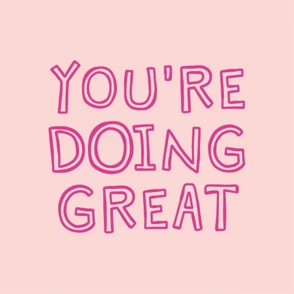 Magneettegeltje - You're doing great