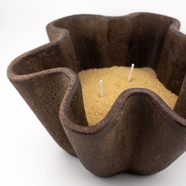 Kaarsenkorrels Beige 250gr met 8 lonten