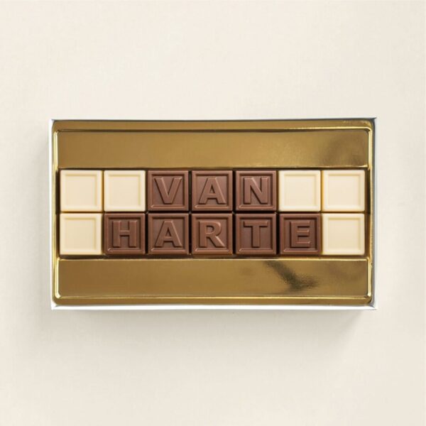 ChocoTelegram Van harte - Geschenkdoos