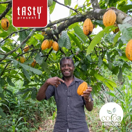 ChocoTelegram Hart voor de zorg eigen logo - Geschenkdoos