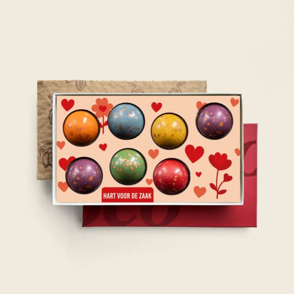 Bonbons luxe Domes hart voor de zaak - geschenkdoos