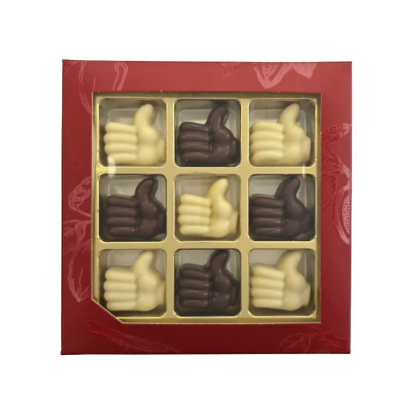 Chocolade duimpjes - Geschenkdoos 9 stuks