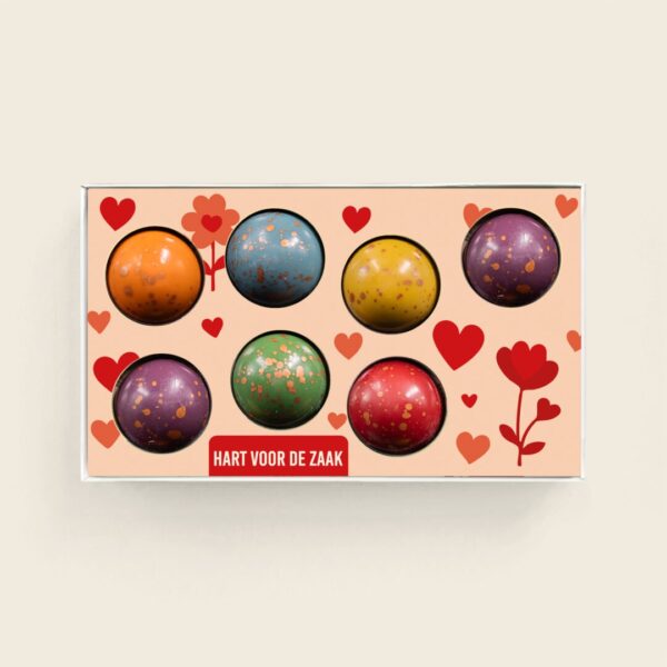 Bonbons luxe Domes hart voor de zaak - geschenkdoos