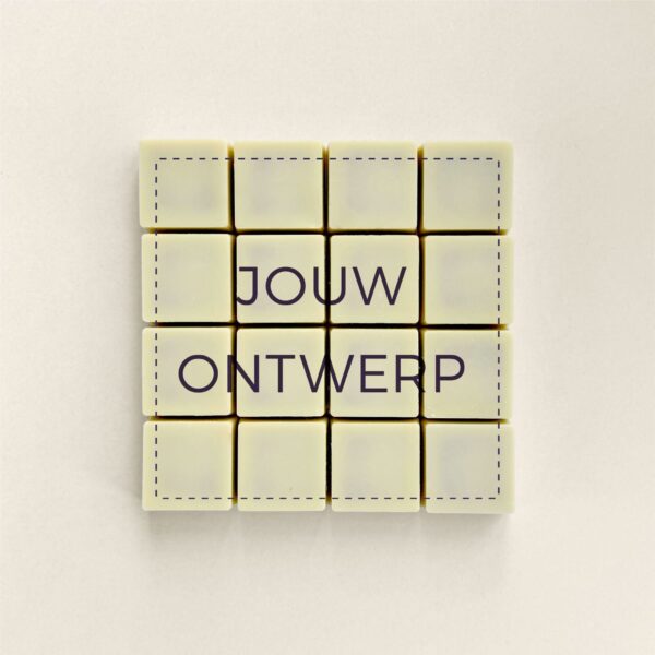 Chocolade wenskaart logo bonbons eigen ontwerp - Praliné