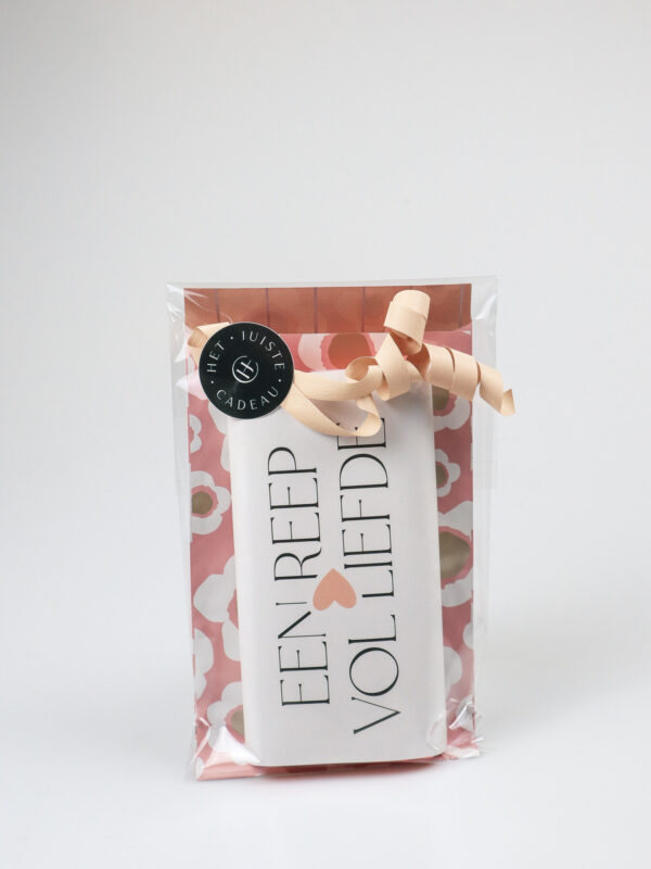 Klein cadeau liefde chocolade - Een reep vol liefde Klein cadeau liefde chocolade - Een reep vol liefde