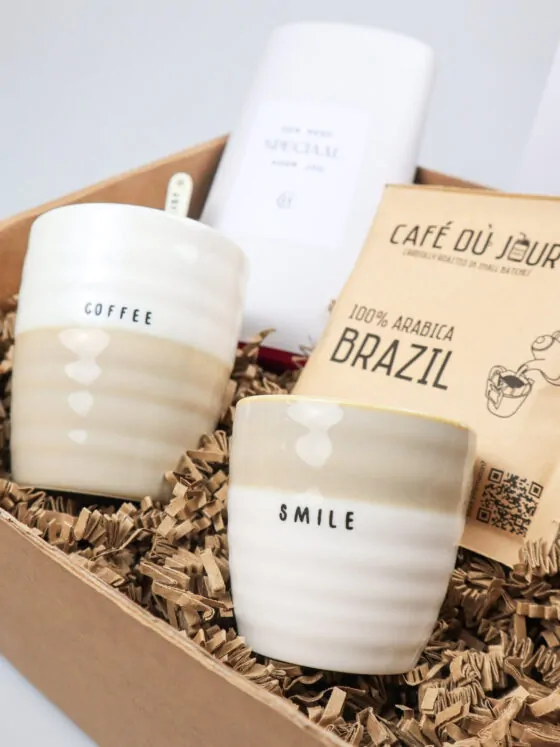Cadeaupakket speciaal voor jou van Zusss met koffiemokken en koffie