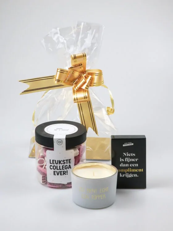 Luxe cadeauzak collega - Jij bent echt een topper