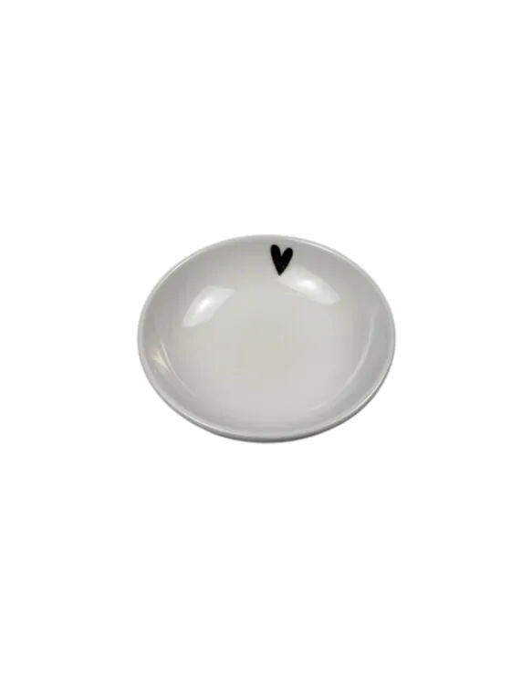 Zusss schaaltje hartje - wit/goud