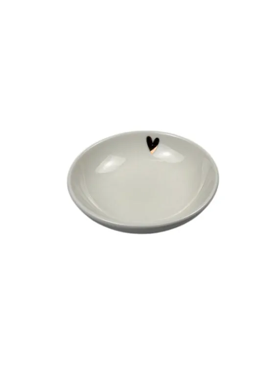 Zusss schaaltje hartje - wit/goud Zusss schaaltje hartje - wit/goud