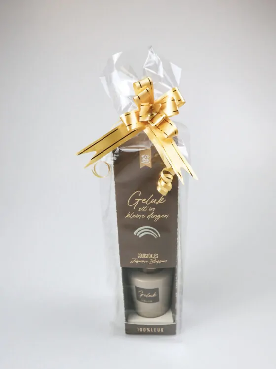 Geurstokjes cadeau - Geluk zit in kleine dingen