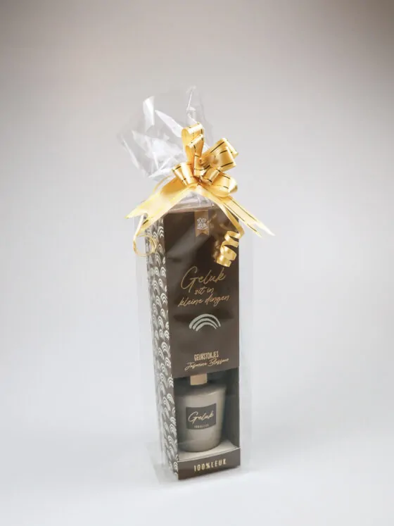 Geurstokjes cadeau - Geluk zit in kleine dingen