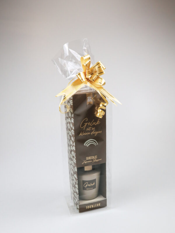 Geurstokjes cadeau - Geluk zit in kleine dingen Geurstokjes cadeau - Geluk zit in kleine dingen